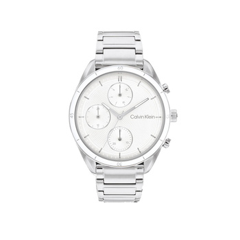 Calvin Klein Sport white dial steel bracelet