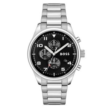 BOSS Black black dial steel bracelet