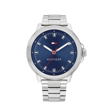 TOMMY HILFIGER Nelson blue dial steel bracelet