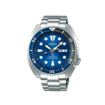 SEIKO Prospex «Save the Ocean» Automatic Diver's 200 Day-Date Blue Dial Steel Bracelet