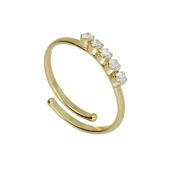 Δαχτυλίδι από ασήμι 925 με πέτρες Swarovski
