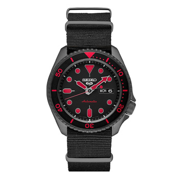 SEIKO 5 Sports 'Black Magic' Street Style Automatic