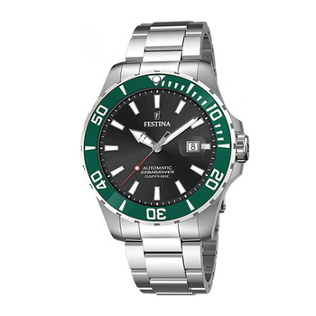 FESTINA Men's Black Stainless Steel Watch Bracelet