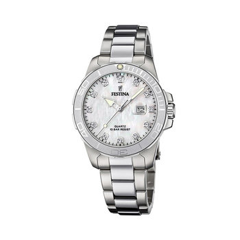 FESTINA Women's Ivory Stainless Steel Watch Bracelet