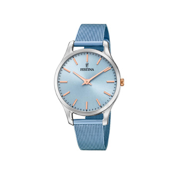 FESTINA WOMEN'S BLUE STAINLESS STEEL WATCH BRACELET