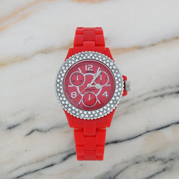 INORA Red Dial Red Bracelet