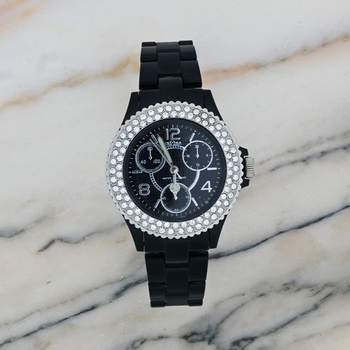 INORA Black Dial Black Bracelet