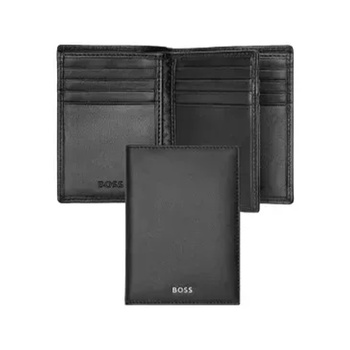 Hugo Boss Classic Smooth Folding card holder black HLE403A