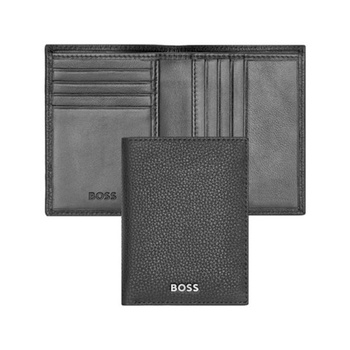 Hugo Boss Classic Grained Folding card holder black HLE416A