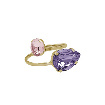 Δαχτυλίδι από ασήμι 925 με πέτρες Swarovski