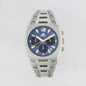 ADIDAS blue dial steel bracelet