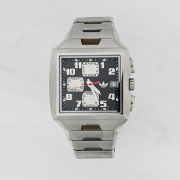 ADIDAS black dial steel bracelet 229-101