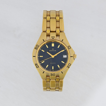 EDOX gold dial gold steel bracelet 70022