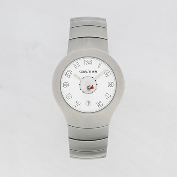 CERRUTI white dial steel bracelet 20870115013