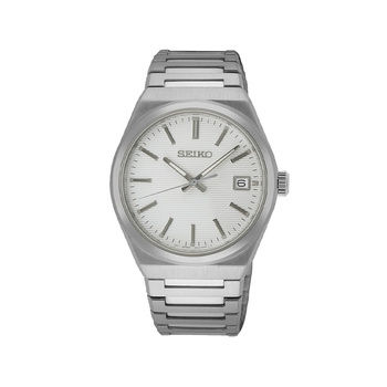 SEIKO Date Silver Dial Steel Bracelet