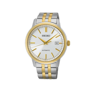 SEIKO Automatic Date Silver Dial Two-Tone Steel Bracelet