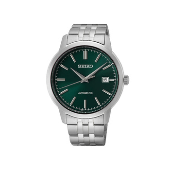 SEIKO Automatic Date Green Dial Steel Bracelet