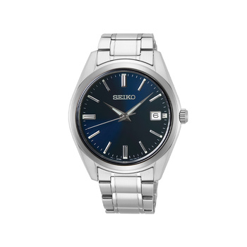SEIKO Date Blue Dial Steel Bracelet
