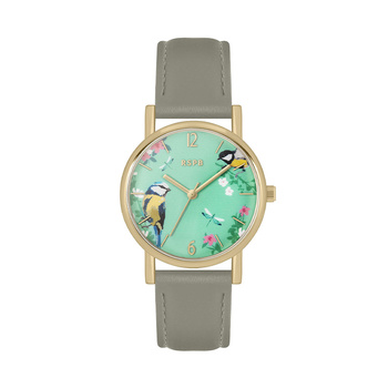 Tikkers RSPB Grey Blue & Great Tit Bird Printed Dial