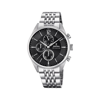 FESTINA chronograph black dial & bracelet