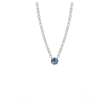 Κολιέ από ασήμι 925 με πέτρα Swarovski