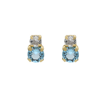 Σκουλαρίκια από ασήμι 925 με πέτρες Swarovski