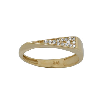 Δαχτυλίδι Κ9 χρυσό με ζιργκόν