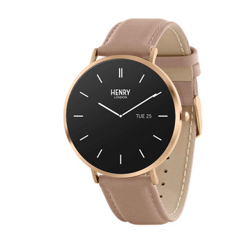 HENRY LONDON Smartwatch Rose & Nude Leather