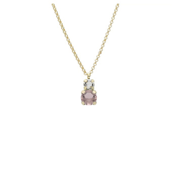 Κολιέ από ασήμι 925 με πέτρες Swarovski