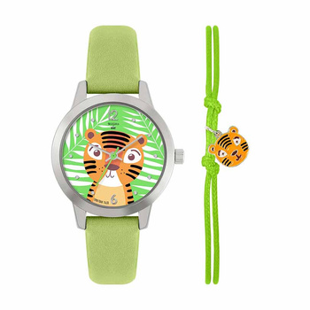 Tikkers WWF Tiger Watch And Bracelet Set