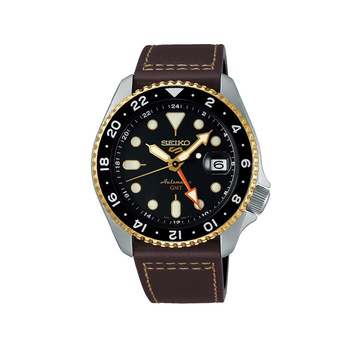 SEIKO 5 Sports 'Mocha' GMT SKX Automatic