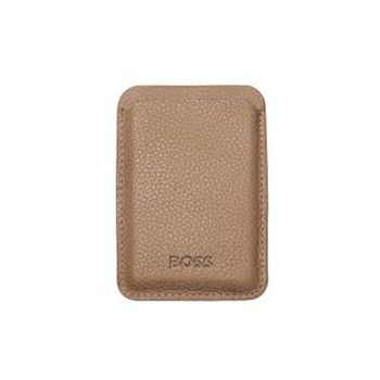 Hugo Boss Classic Card Holder Magnetic Mobile Grained Camel HLJ416X