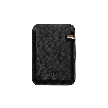 Hugo Boss Iconic Card Holder Magnetic Mobile Black HLJ421A