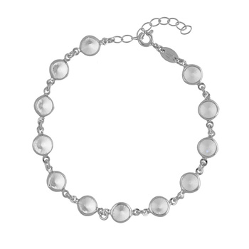 Βραχιόλι από ασήμι 925 με πέτρες Swarovski
