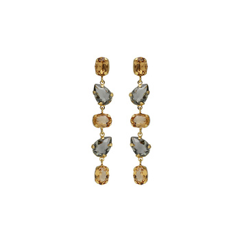 Σκουλαρίκια από ασήμι 925 με πέτρες Swarovski
