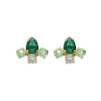 Σκουλαρίκια από ασήμι 925 με πέτρες Swarovski