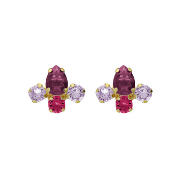 Σκουλαρίκια από ασήμι 925 με πέτρες Swarovski