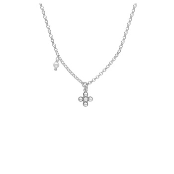 Κολιέ από ασήμι 925 με πέτρες Swarovski