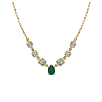 Κολιέ από ασήμι 925 με πέτρες Swarovski