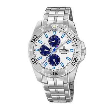 FESTINA silver dial & bracelet