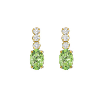 Σκουλαρίκια από ασήμι 925 με πέτρες Swarovski