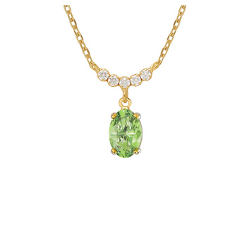 Κολιέ από ασήμι 925 με πέτρες Swarovski