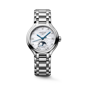 LONGINES PrimaLuna Moonphase Mother-of-pearl & Diamonds