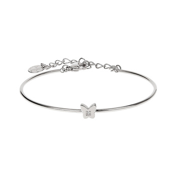 Βραχιόλι πεταλούδα από ατσάλι