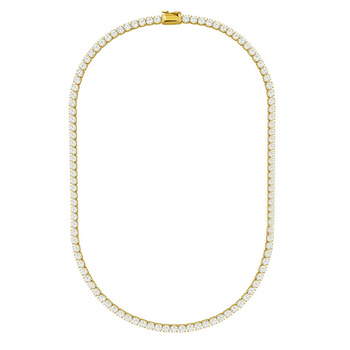 Κολιέ Κ14 χρυσό με ζιργκόν