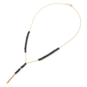 Κολιέ Κ14 χρυσό με σπινέλιους