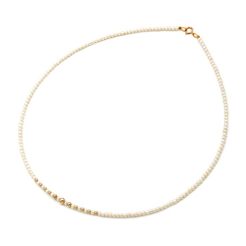 Κολιέ Κ14 χρυσό με μαργαριτάρια