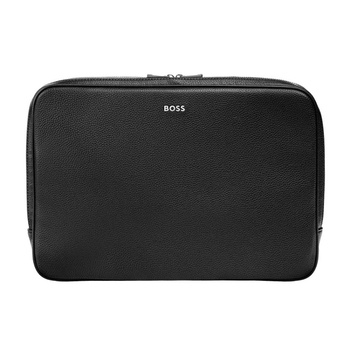 Hugo Boss Classic Grained Laptop Document Bag Black HTL518A