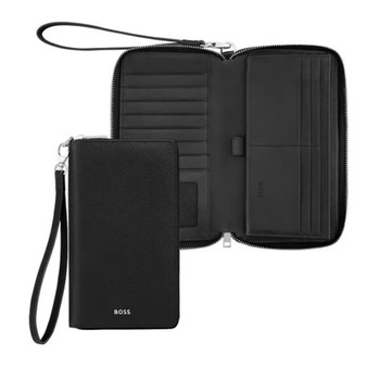Hugo Boss Classic Grained Travel Wallet black HLL518A