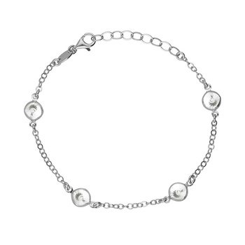 Βραχιόλι από ασήμι 925 με πέτρες Swarovski